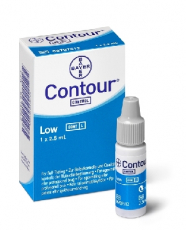 Ascensia Contour Kontrolllsung niedrig