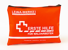 LEINA - Erste-Hilfe-Set für Waldarbeiter, Nylontasche, orange