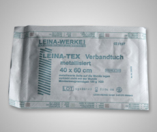 Verbandtuch metallisiert DIN 13153, einzeln steril verpackt B 80x120 cm