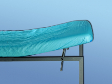 Matratzenschonbezge 90x210 cm / blaues PE mit Gummizug