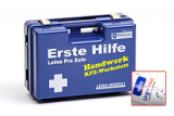 LEINA - Erste-Hilfe-Koffer Pro Safe HANDWERK KFZ-WERKSTATT, blau, DIN 13157