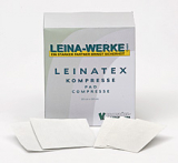 LEINA - Leinatex - Kompressen, 10 x 10 cm, einzeln