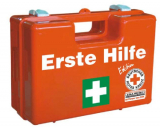 LEINA - 82103  Erste-Hilfe-Koffer SAN, orange, mit Fllung DIN 13169 DRK